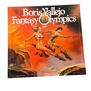 1987 Boris Vallejo Fantasy Olympics Calendar Unused same dates again in 2026 /37